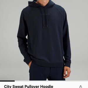 lululemon athletica city sweet Men's navy Blue Hoodie